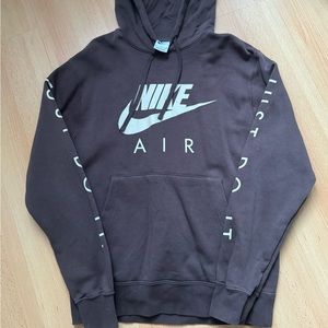 CHOCOLATE BROWN NIKE HOODIE